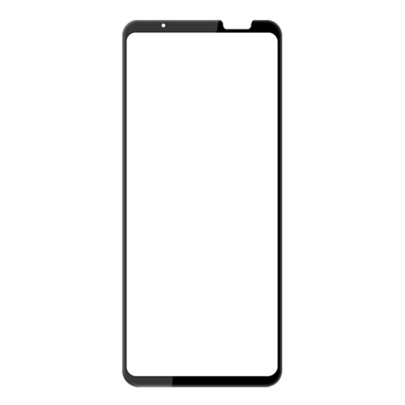 AMORUS 2Pcs For Asus ROG Phone 6 5G Full Screen Protector Silk Printing Full Glue Tempered Glass Film