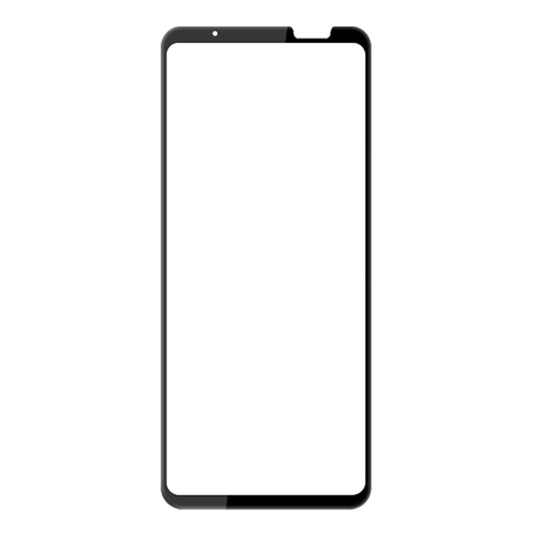 AMORUS 2Pcs For Asus ROG Phone 6 5G Full Screen Protector Silk Printing Full Glue Tempered Glass Film