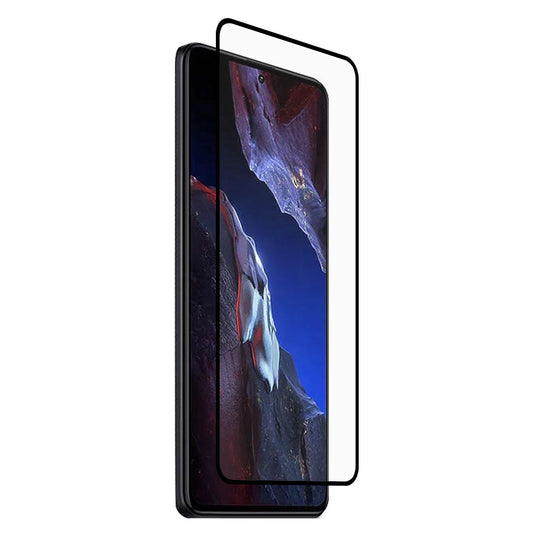 Screen Protector for Xiaomi Poco F5 Pro 5G / Redmi K60 5G / K60 Pro 5G Black Edge Silk Printing Full Glue Tempered Glass Film