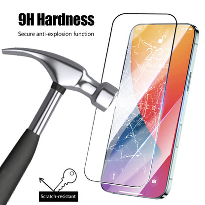 Screen Protector for Xiaomi Poco F5 Pro 5G / Redmi K60 5G / K60 Pro 5G Black Edge Silk Printing Full Glue Tempered Glass Film