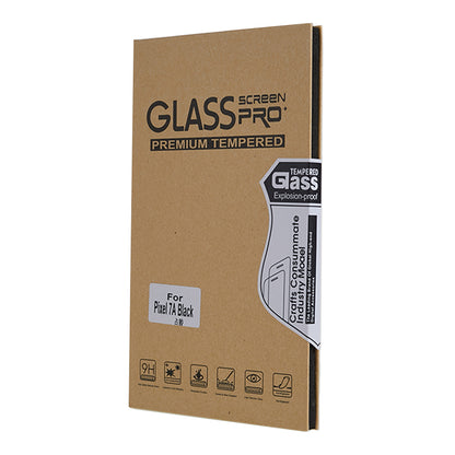 For Google Pixel 7a Silk Printing Screen Protector Full Cover Dispensing Glue Tempered Glass Film