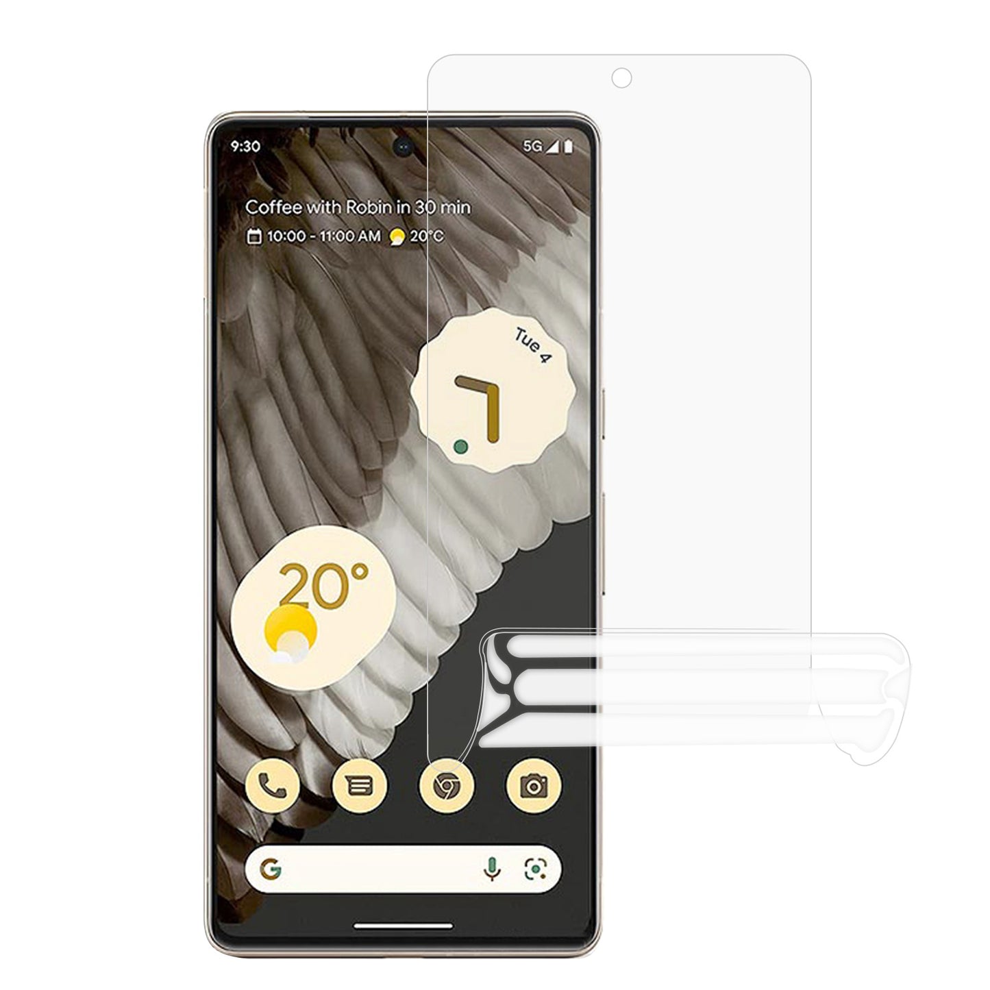 For Google Pixel 7a Soft PET Screen Protector High Definition Anti-Scratch Film