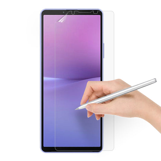 Paper-like PET Screen Protector for Sony Xperia 10 V , Paper-feel Anti-glare HD Phone Screen Film