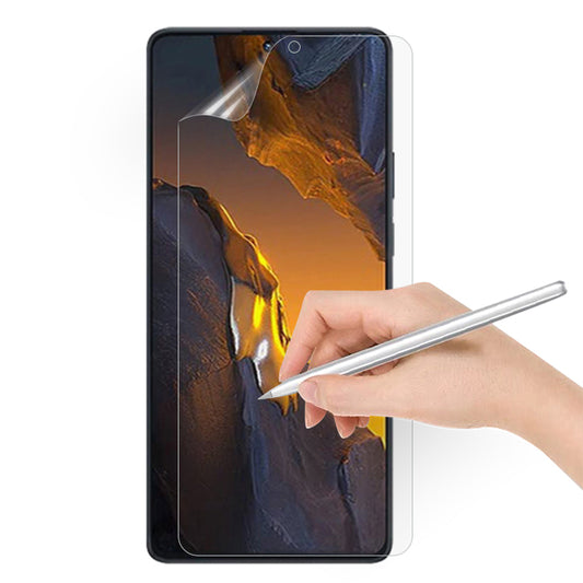 For Xiaomi Poco F5 5G / Redmi Note 12 Turbo Paper-like Screen Protector Paper-feel HD Clear Soft PET Film