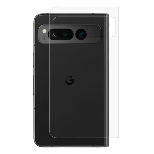 For Google Pixel Fold Back Phone Protector Full Covered High Clarity Anti-Shatter TPU Film