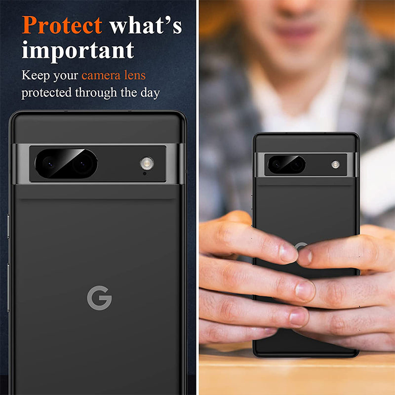 For Google Pixel 7a Camera Lens Protector Ultra Clear Tempered Glass Anti-explosion Phone Lens Film