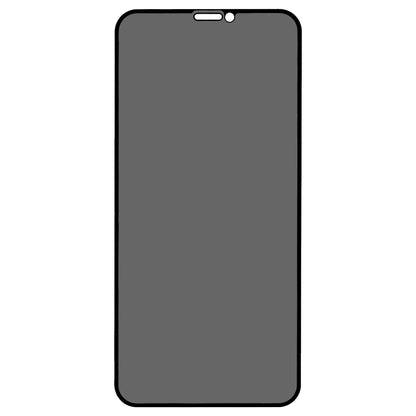 For iPhone 11 Pro Silk Printing Anti-peep Screen Protector High Aluminium-silicon Glass Full Cover Full Glue Film
