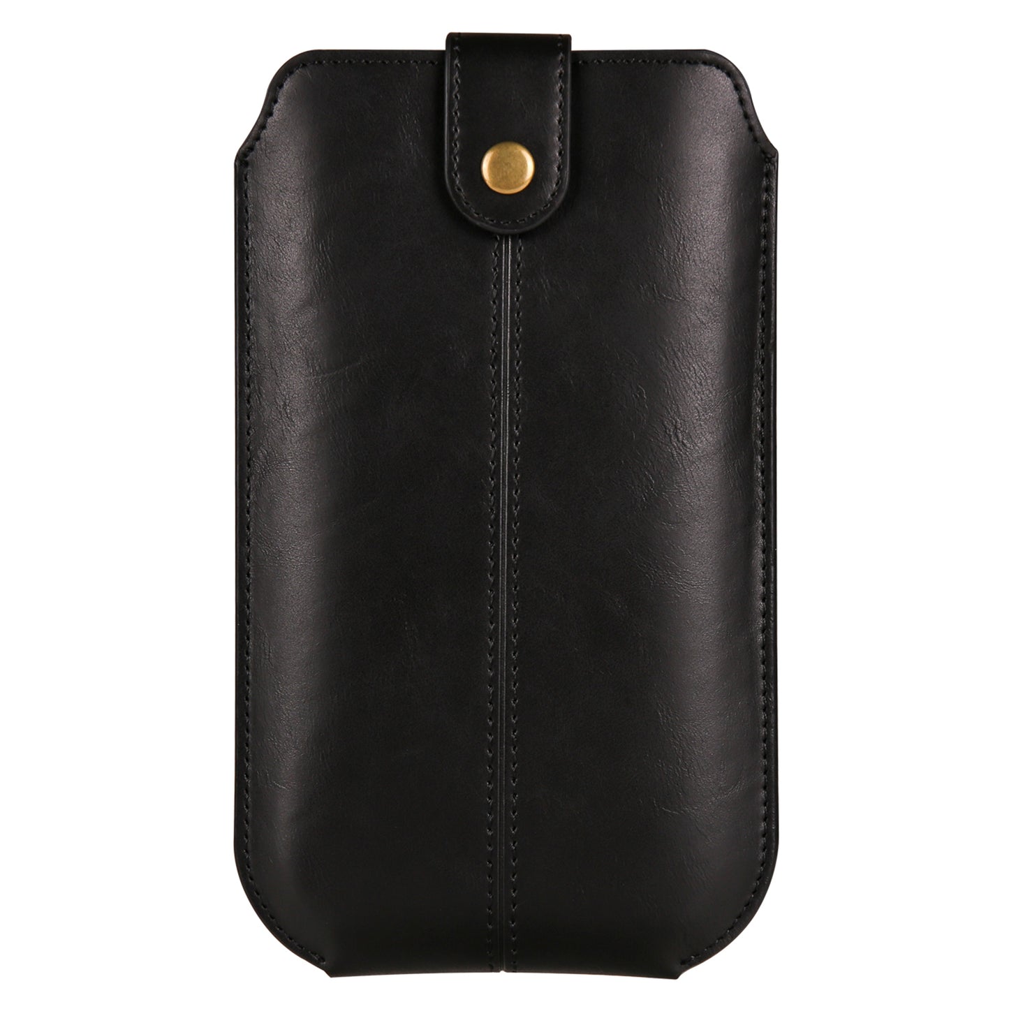 Crazy Horse Texture PU Leather Phone Belt Pouch for Cell Phones Universal Waist Phone Holster Bag with Card Layer