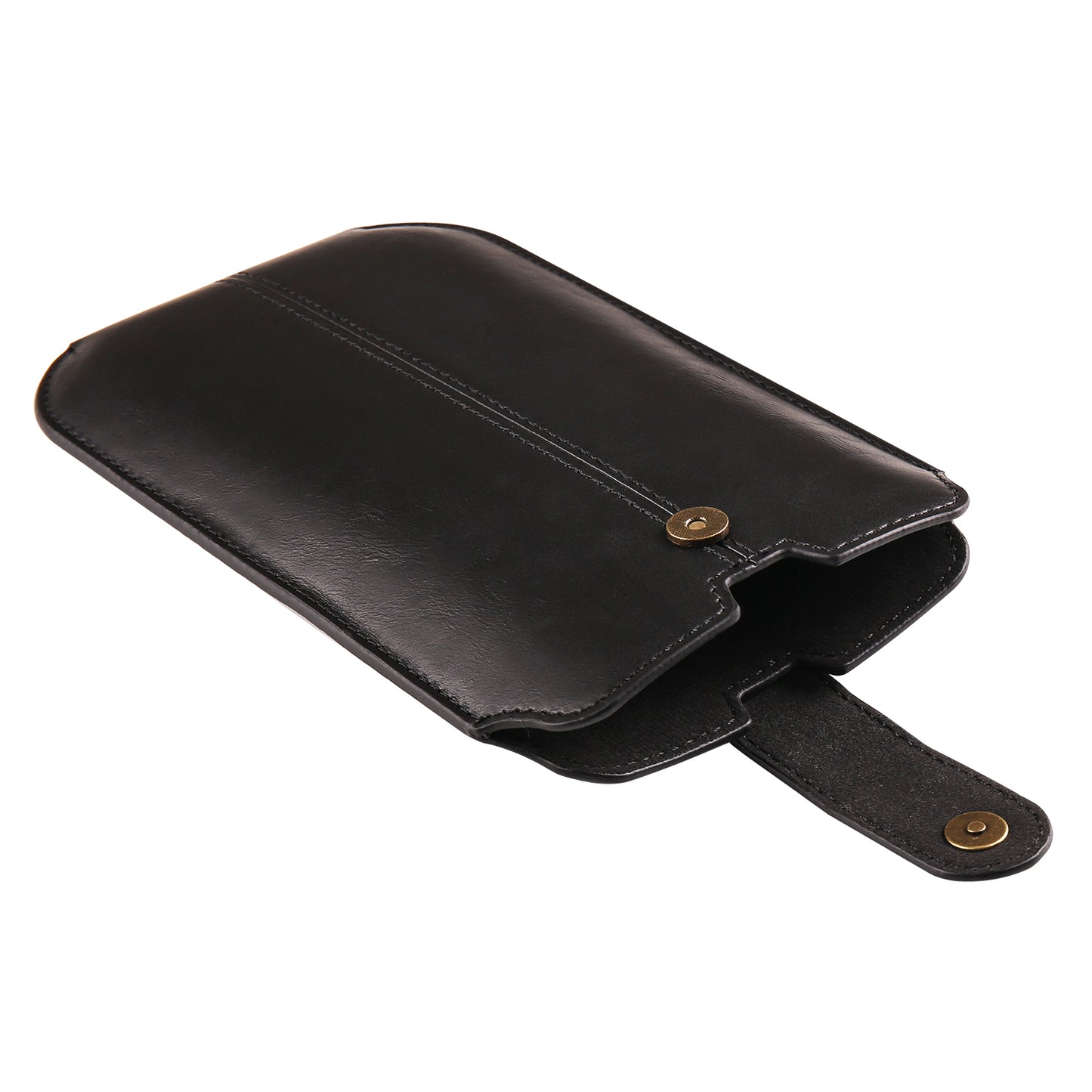 Crazy Horse Texture PU Leather Phone Belt Pouch for Cell Phones Universal Waist Phone Holster Bag with Card Layer
