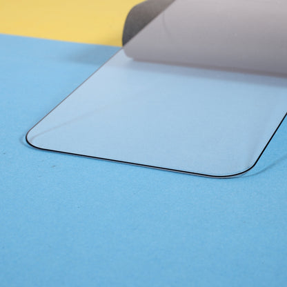 For iPhone 15 Pro Dust-proof Screen Protector Full Cover High Aluminium-silicon Glass Silk Printing Film