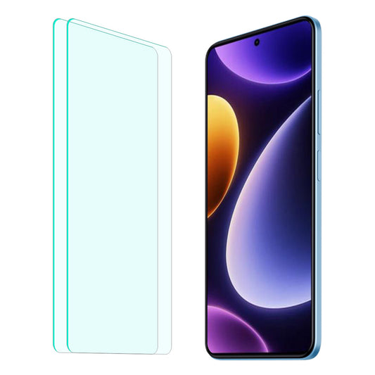 ENKAY HAT PRINCE 2PCS For Xiaomi Poco F5 5G / Redmi Note 12 Turbo Screen Protector High Aluminium-silicon Glass 0.26mm 9H 2.5D Film