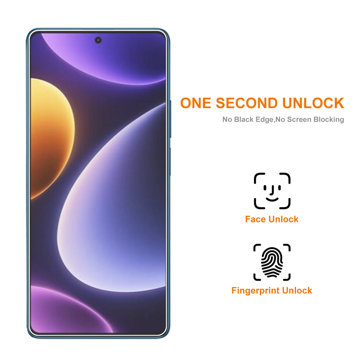 ENKAY HAT PRINCE 2PCS For Xiaomi Poco F5 5G / Redmi Note 12 Turbo Screen Protector High Aluminium-silicon Glass 0.26mm 9H 2.5D Film