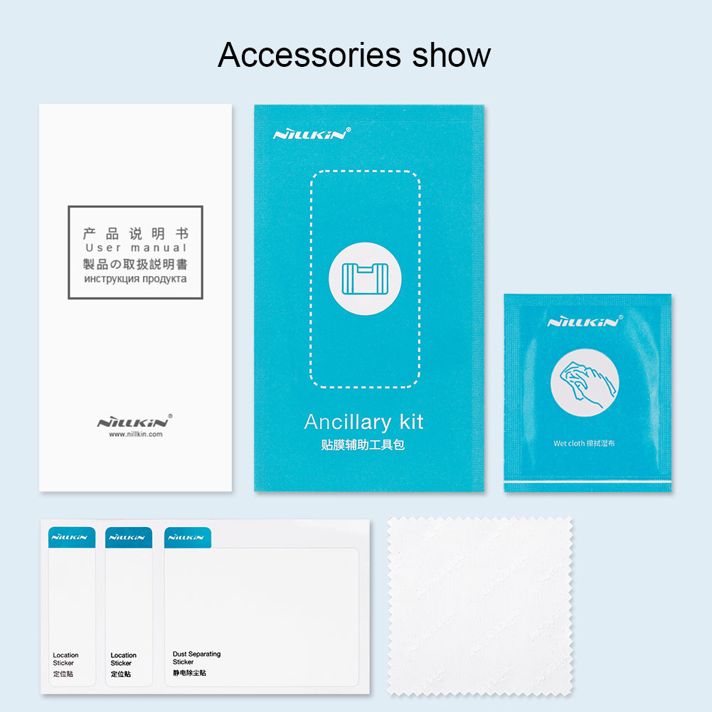 NILLKIN CP+PRO Screen Protector for Xiaomi Redmi A1 4G / A1+ 4G / A2 4G / A2+ 4G / Poco C50 4G AGC Glass Phone Full Cover Film