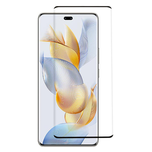 For Honor 90 Pro 3D Curved Tempered Glass Film Side Glue Anti-explosion Phone Full Screen Protector