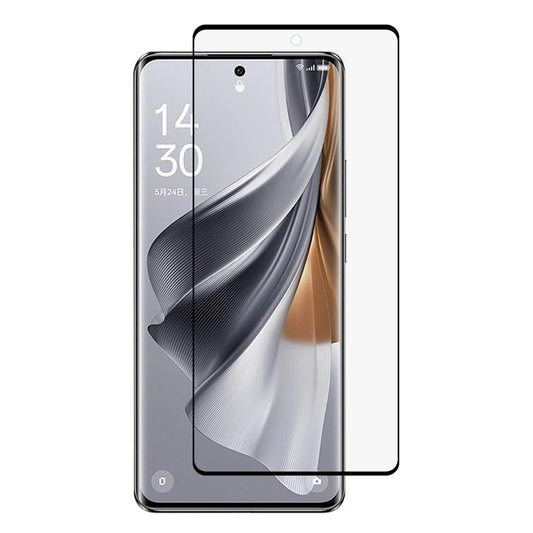 For Oppo Reno10 5G (Global) / Reno10 (China) 5G Tempered Glass Screen Protector 3D Curved Side Glue HD Clear Full Coverage Film