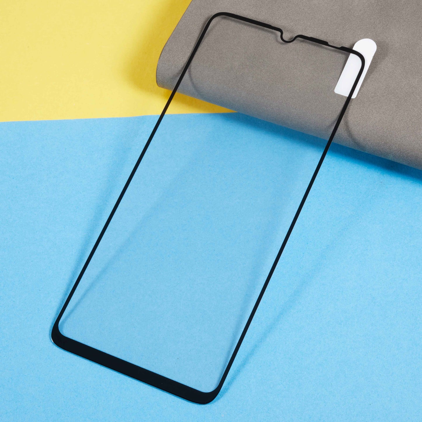 For Honor Play7T 5G Silk Printing Tempered Glass Film Full Glue Phone Full Screen Protector