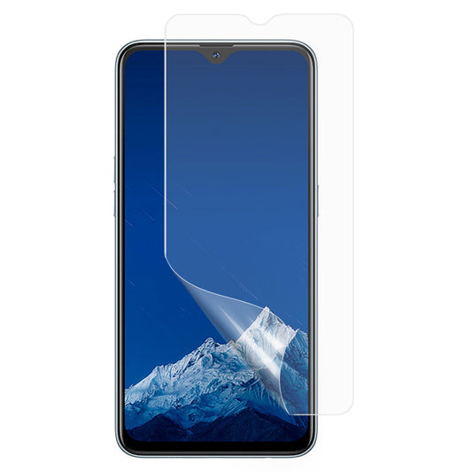 For Oppo A11k High Transparency Phone Screen Protector Soft PET Scratc-Resistant Clear Screen Film