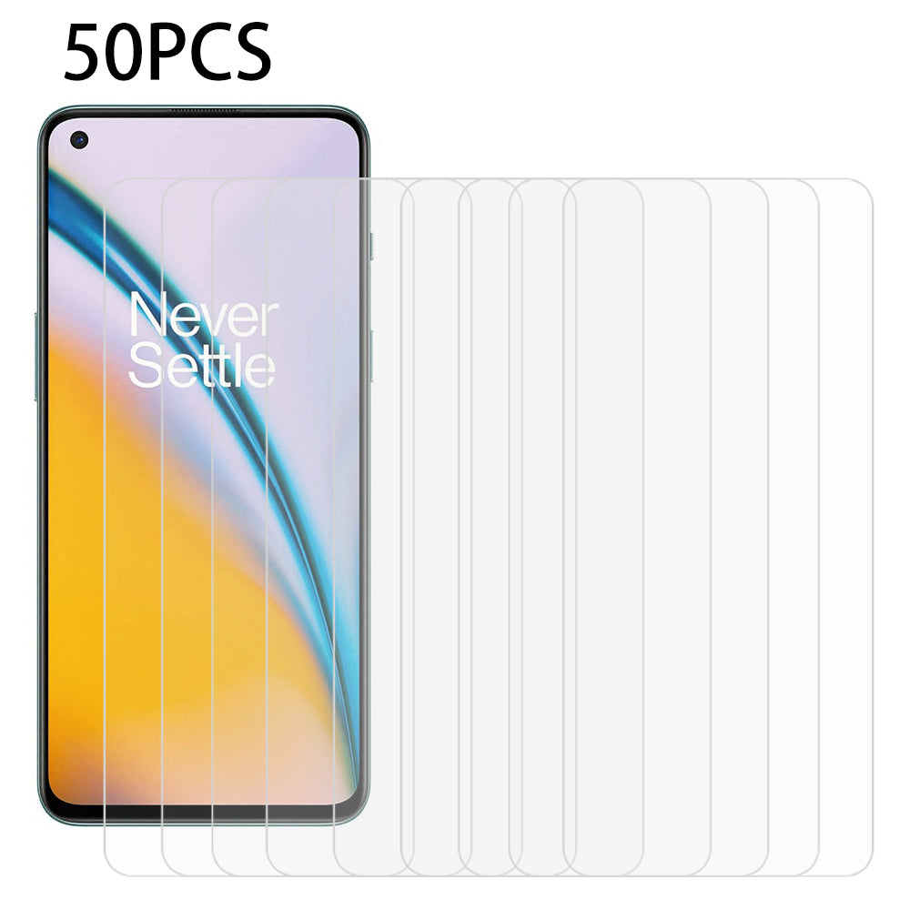 50PCS For OnePlus Nord 3 5G / Ace 2V Clear Screen Film 0.3mm Anti-Scratch 2.5D Arc Tempered Glass Screen Protector