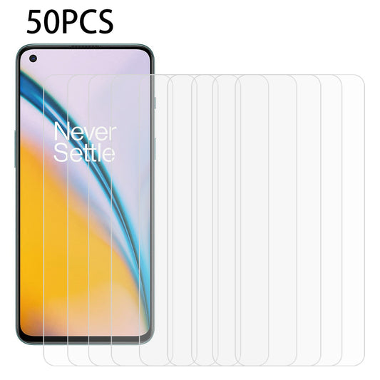50PCS For OnePlus Nord 3 5G / Ace 2V Clear Screen Film 0.3mm Anti-Scratch 2.5D Arc Tempered Glass Screen Protector