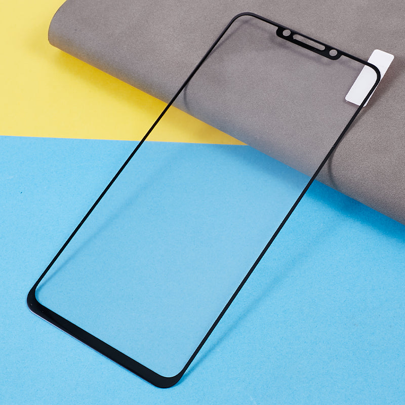 For Huawei nova Y91 4G Silk Printing Screen Protector HD Clarity Full Cover Full Glue Tempered Glass Film