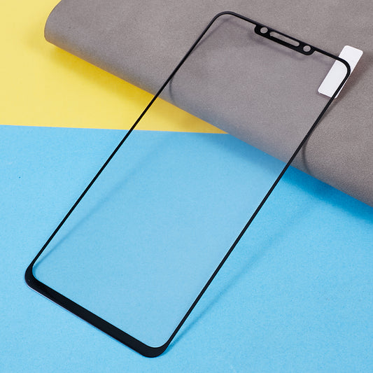 For Huawei nova Y91 4G Silk Printing Screen Protector HD Clarity Full Cover Full Glue Tempered Glass Film