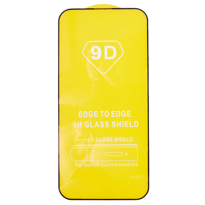 For iPhone 15 Pro Max Full Coverage Screen Protector Side Glue 9D Tempered Glass Film