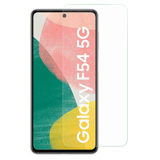 For Samsung Galaxy F54 5G / M54 5G Anti-Scratch Tempered Glass Film Anti-Dust 0.3mm Arc Edge Screen Protector