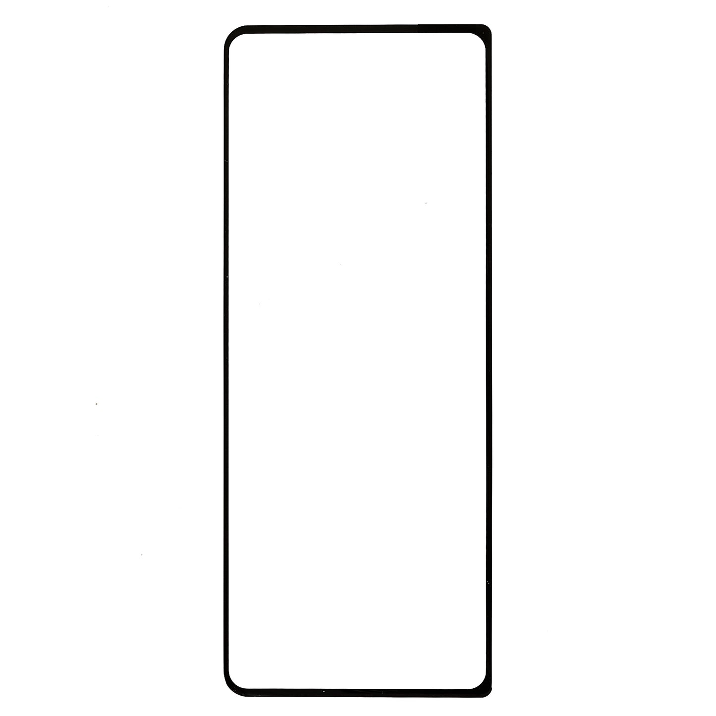 For Samsung Galaxy Z Fold5 5G / Z Fold4 5G Full Glue Outer Phone Screen Protector Tempered Glass Silk Printing Black Edge Film
