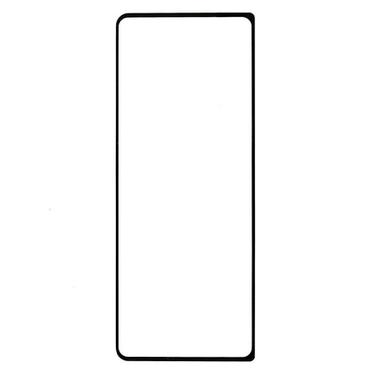 For Samsung Galaxy Z Fold5 5G / Z Fold4 5G Full Glue Outer Phone Screen Protector Tempered Glass Silk Printing Black Edge Film