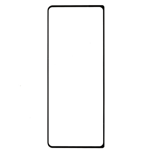 For Samsung Galaxy Z Fold5 5G / Z Fold4 5G Full Glue Outer Phone Screen Protector Tempered Glass Silk Printing Black Edge Film