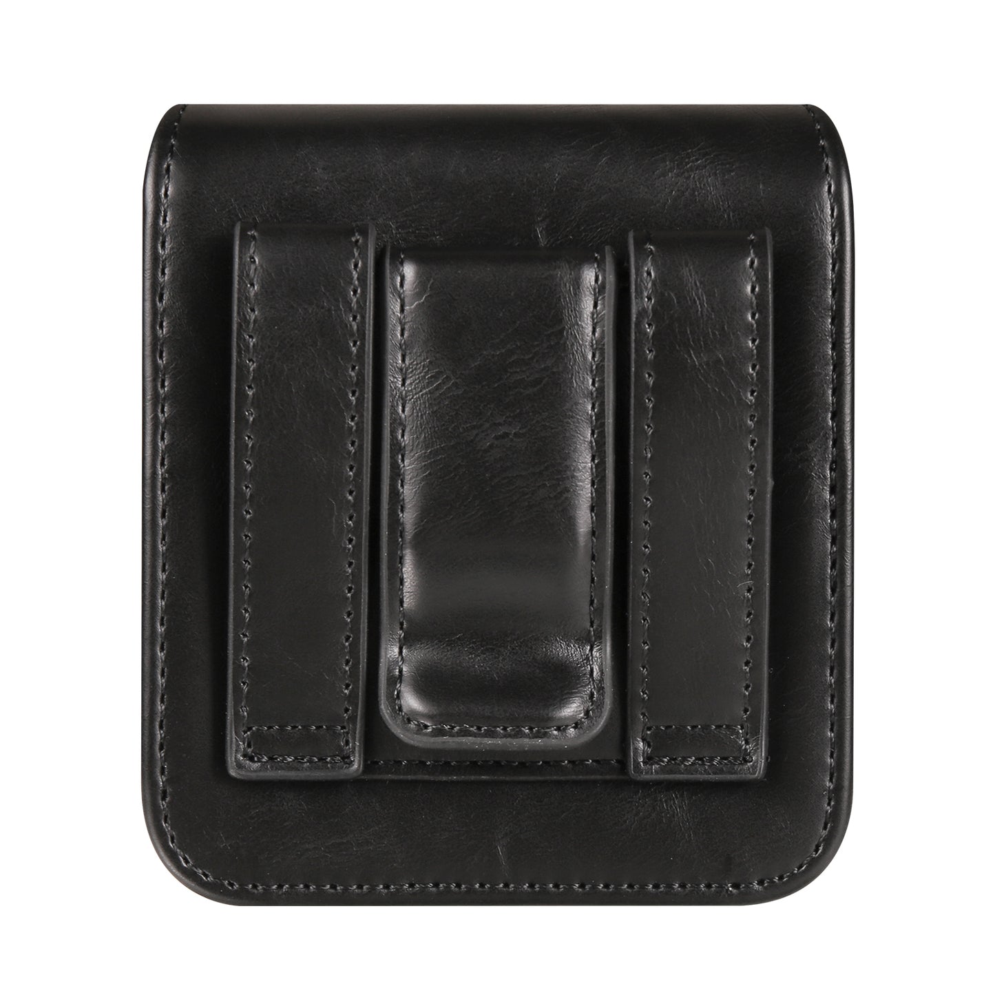 For Samsung Galaxy Z Flip3 5G / Z Flip4 5G / Z Flip5 5G Crazy Horse PU Leather Phone Belt Bag Wasit Phone Holster Pouch