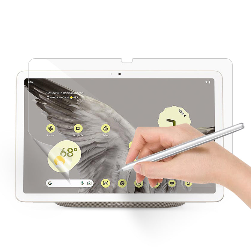 For Google Pixel Tablet Paper-Like Screen Protector Anti-Scratch Paper-Feel Soft PET Tablet Screen Film
