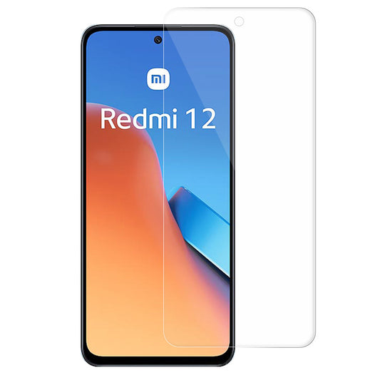 For Xiaomi Redmi 12 4G Tempered Glass Anti-Scratch Film 0.3mm Arc Edge Screen Protector