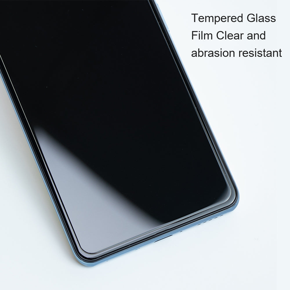 AMORUS For Xiaomi Redmi 12 4G Phone Screen Protector High Aluminum-silicon Glass 2.5D Arc Edge Screen Film