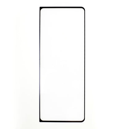 For Samsung Galaxy Z Fold5 5G Silk Printing Full Glue Complete Cover Tempered Glass Front Screen Protector + Back Film