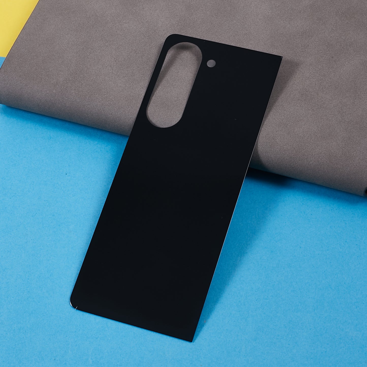 For Samsung Galaxy Z Fold5 5G Silk Printing Full Glue Complete Cover Tempered Glass Back Protector Film