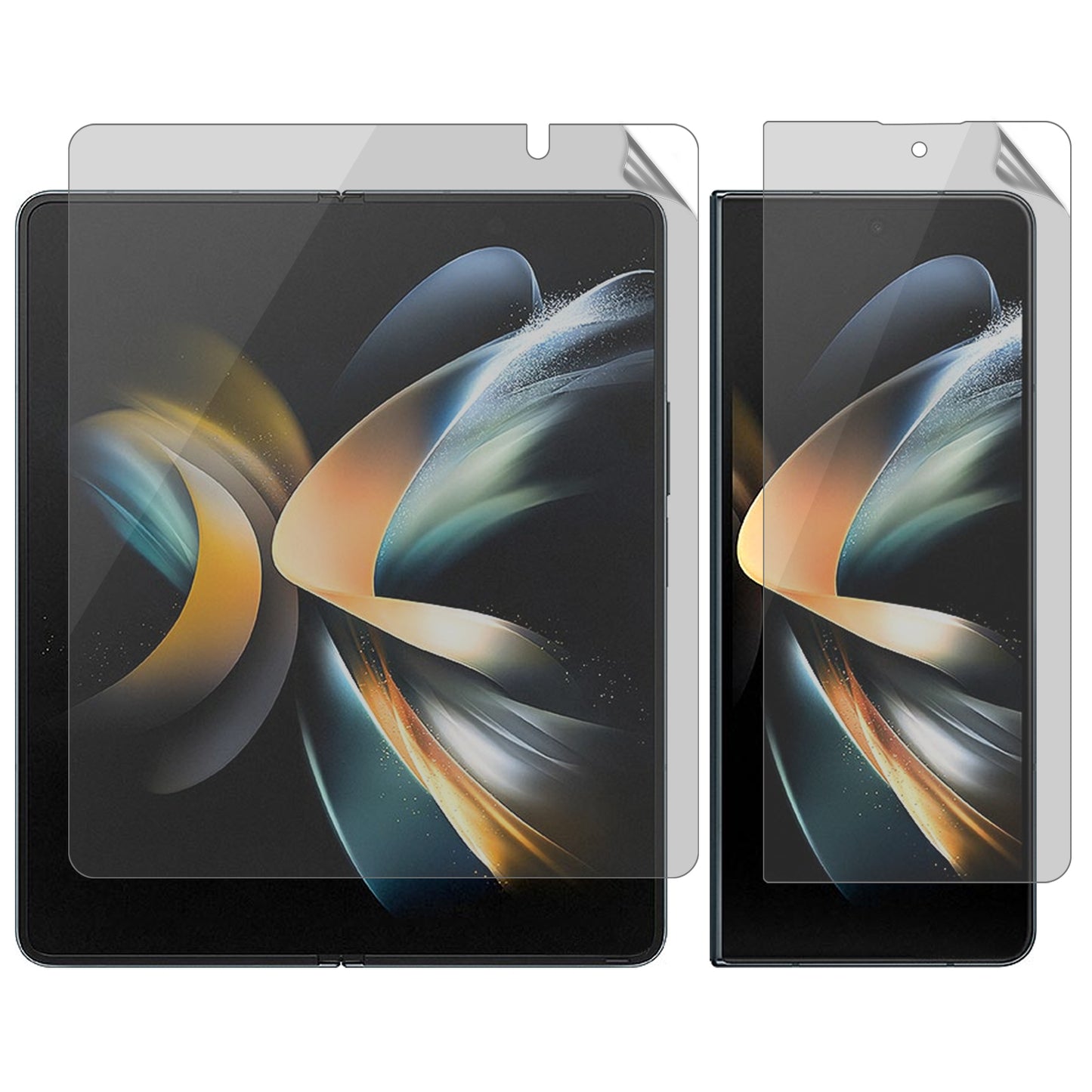 For Samsung Galaxy Z Fold4 5G Matte Privacy Film Shatterproof Front and Back Screen PET Protector