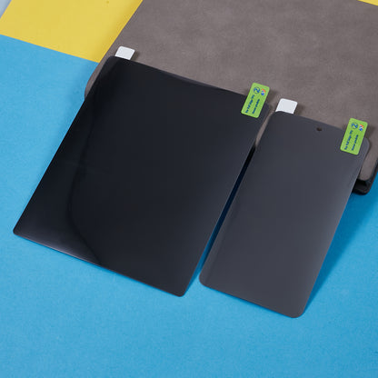 For Google Pixel Fold Anti-Glare Matte PET Film Anti-Spy Front and Back Screen Protector