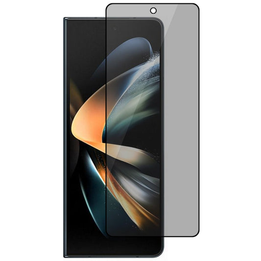 For Samsung Galaxy Z Fold5 5G Silk Printing Anti-spy Tempered Glass Screen Protector Full Cover Film