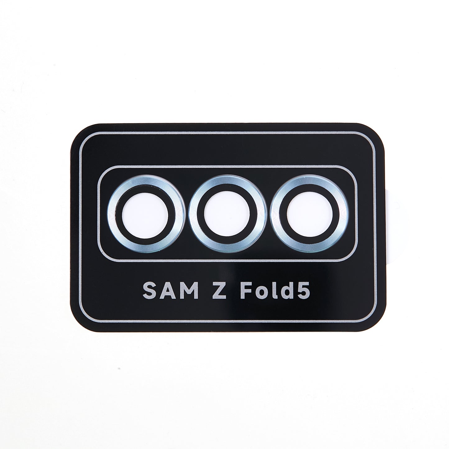 For Samsung Galaxy Z Fold5 5G Camera Lens Protector Metal + Tempered Glass Clear Lens Film Positioning Installation