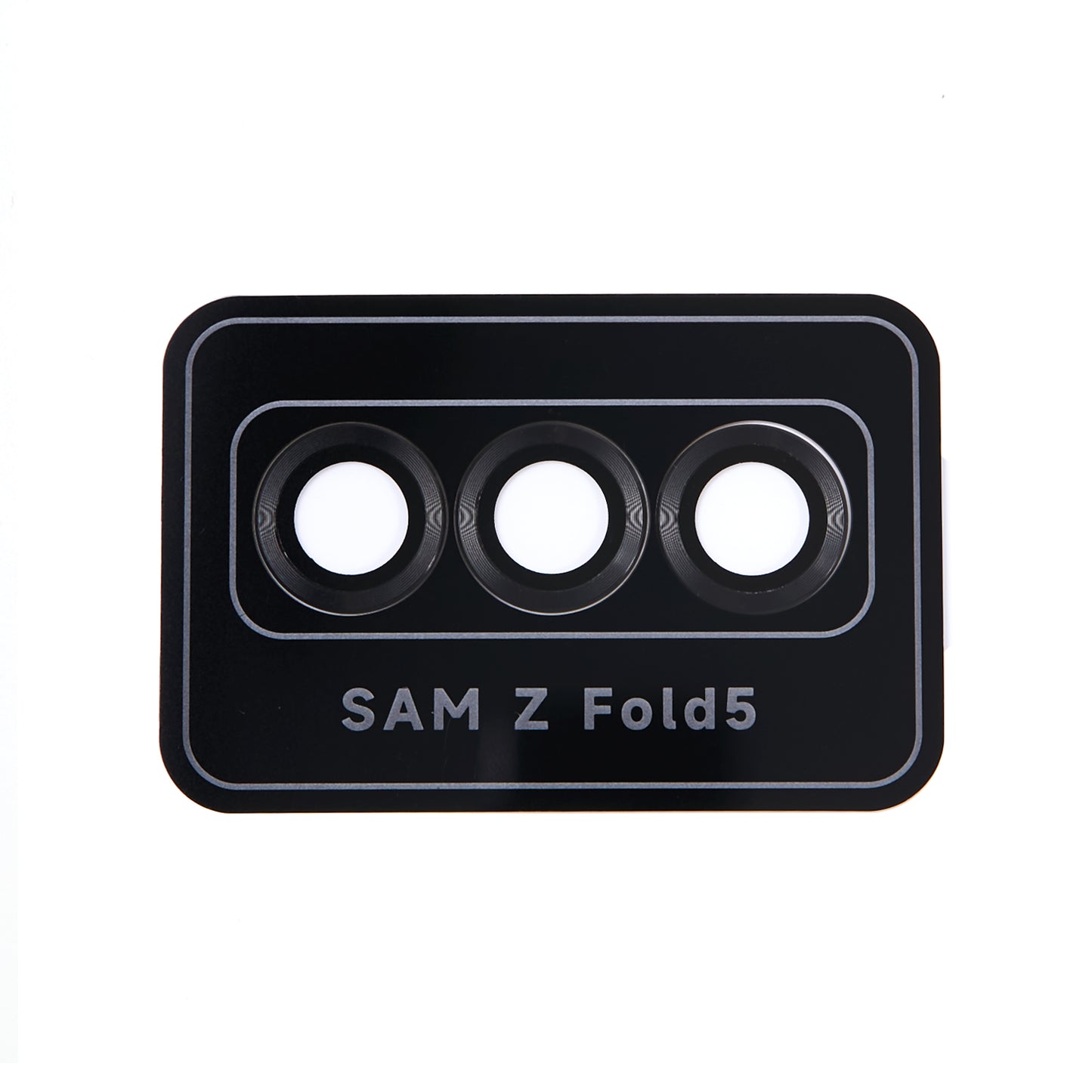 For Samsung Galaxy Z Fold5 5G Camera Lens Protector Metal + Tempered Glass Clear Lens Film Positioning Installation