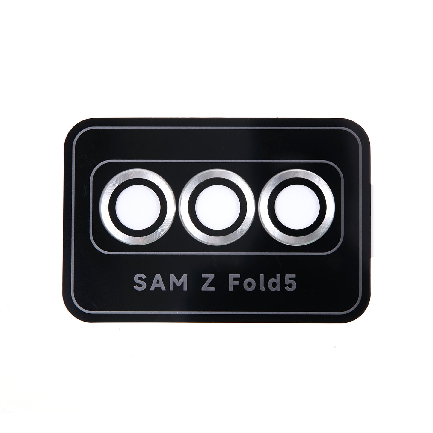 For Samsung Galaxy Z Fold5 5G Camera Lens Protector Metal + Tempered Glass Clear Lens Film Positioning Installation