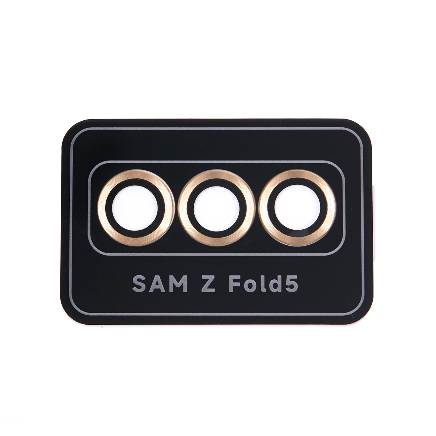 For Samsung Galaxy Z Fold5 5G Camera Lens Protector Metal + Tempered Glass Clear Lens Film Positioning Installation