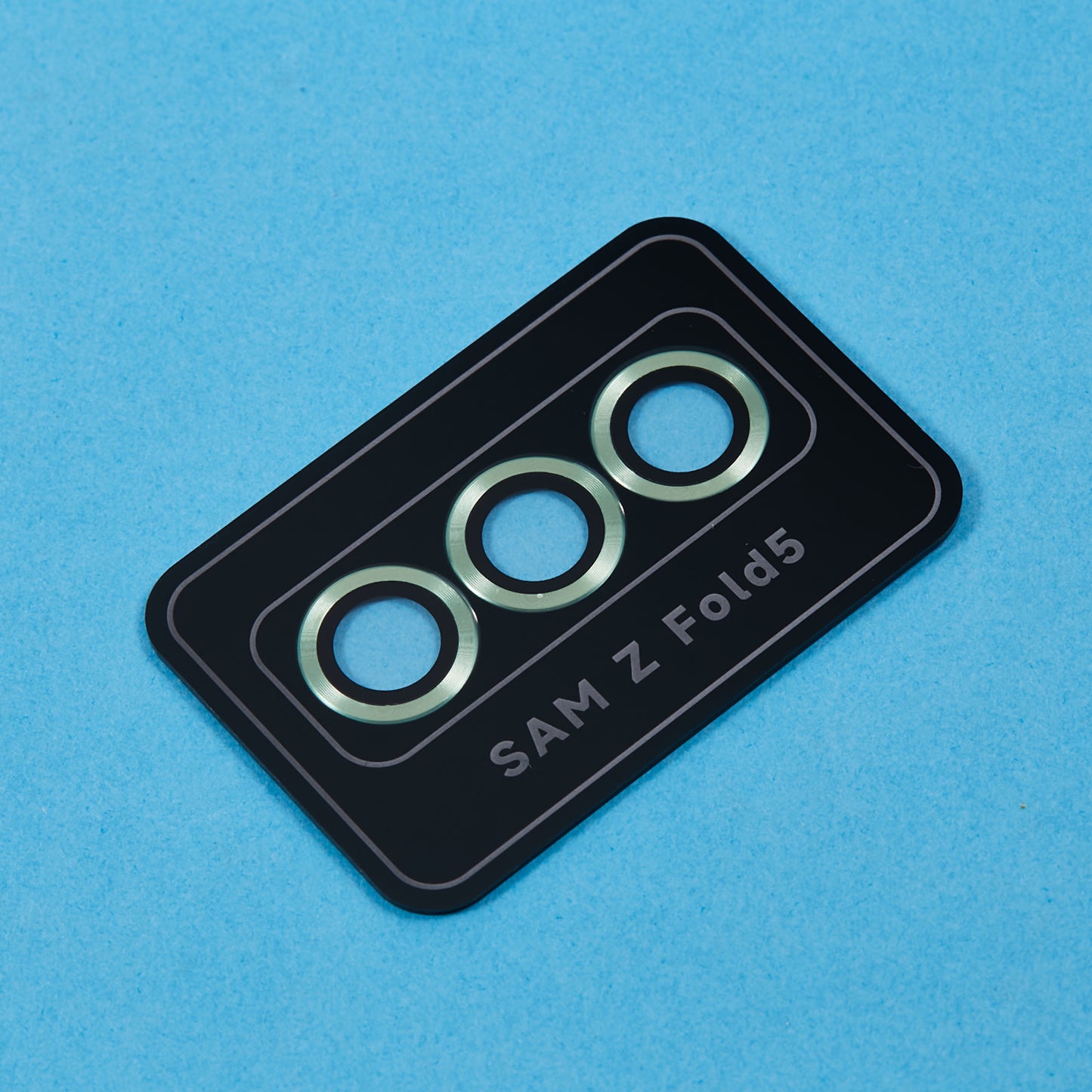 For Samsung Galaxy Z Fold5 5G Camera Lens Protector Metal + Tempered Glass Clear Lens Film Positioning Installation