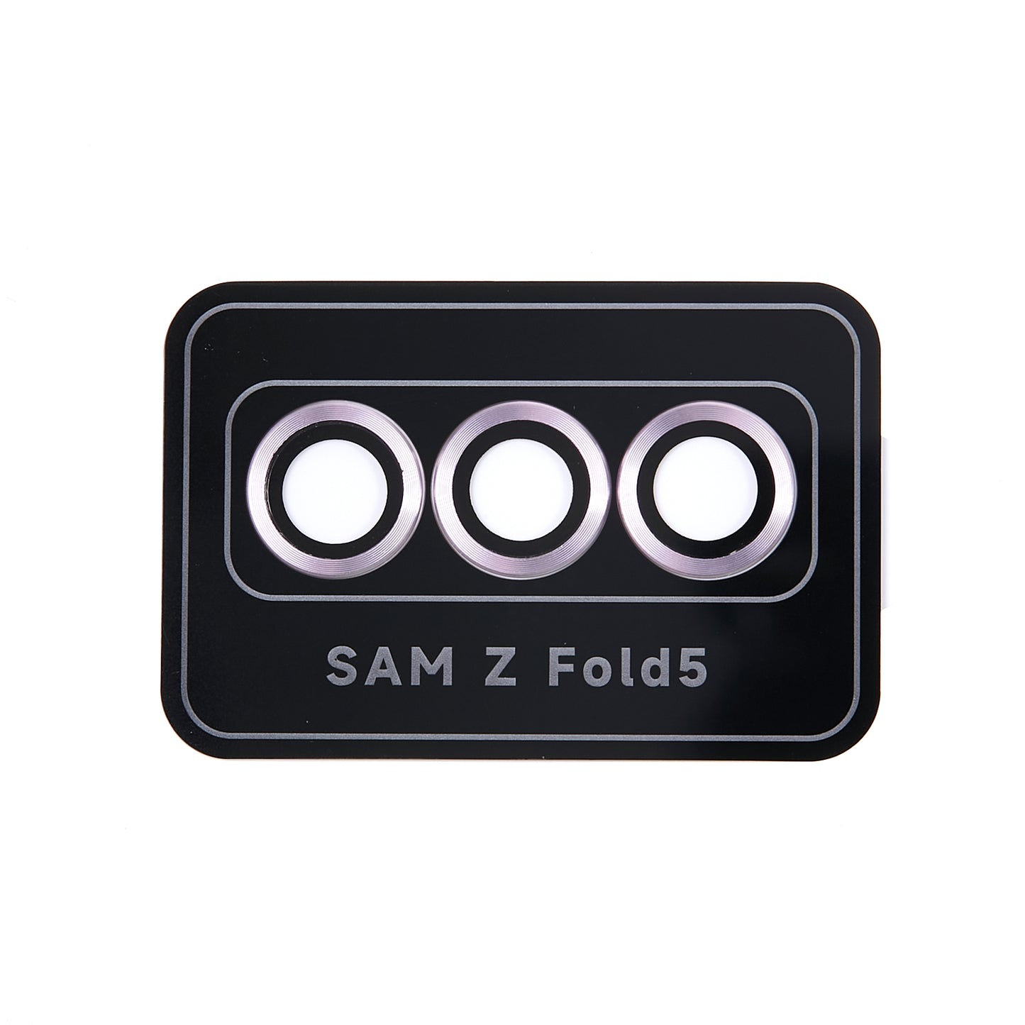 For Samsung Galaxy Z Fold5 5G Camera Lens Protector Metal + Tempered Glass Clear Lens Film Positioning Installation