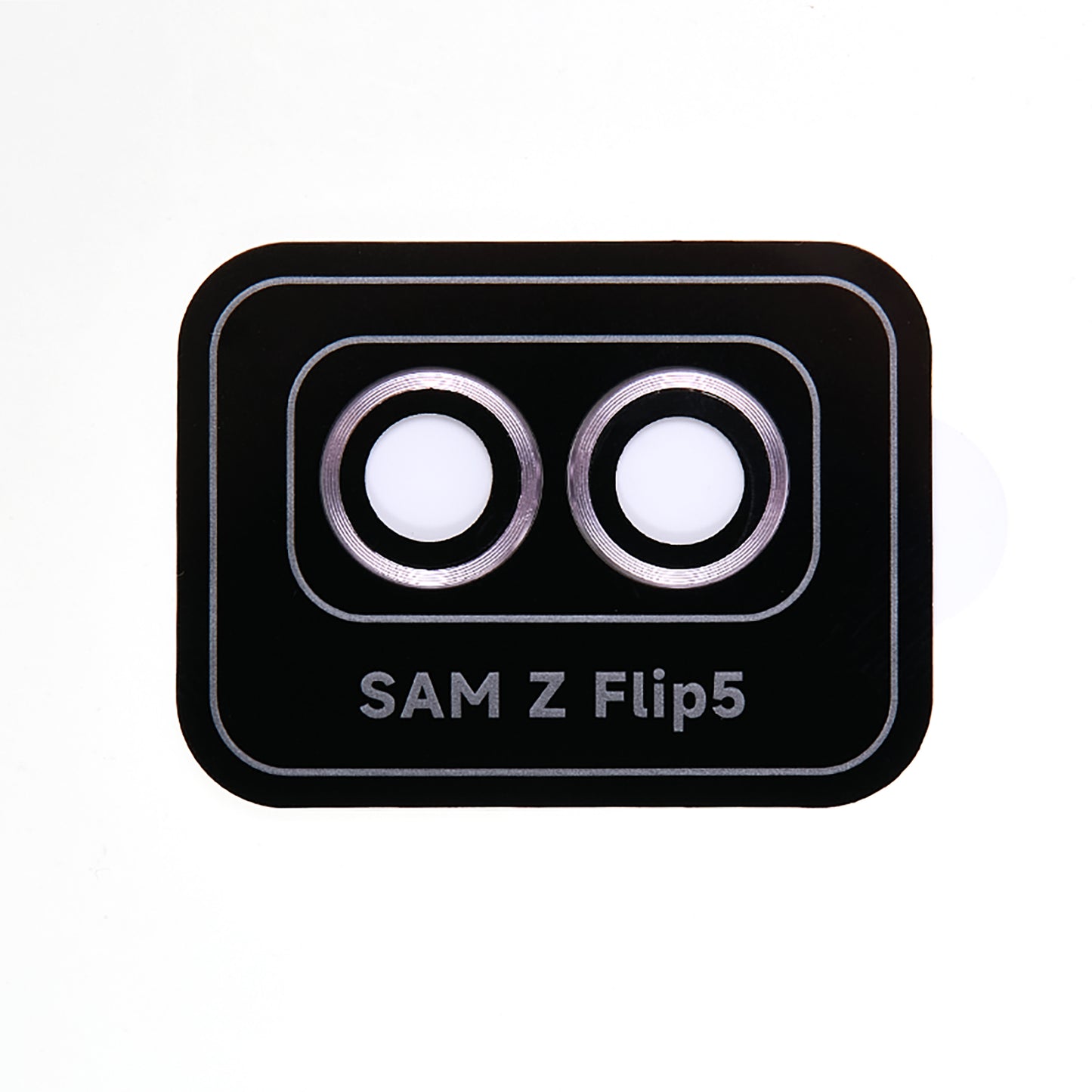 For Samsung Galaxy Z Flip5 5G Camera Lens Protector Positioning Installation Metal + Tempered Glass Lens Cover Film
