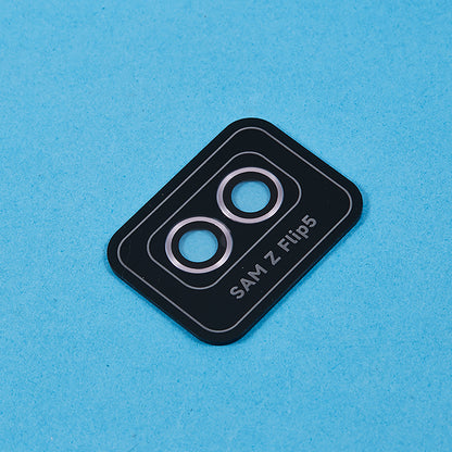 For Samsung Galaxy Z Flip5 5G Camera Lens Protector Positioning Installation Metal + Tempered Glass Lens Cover Film