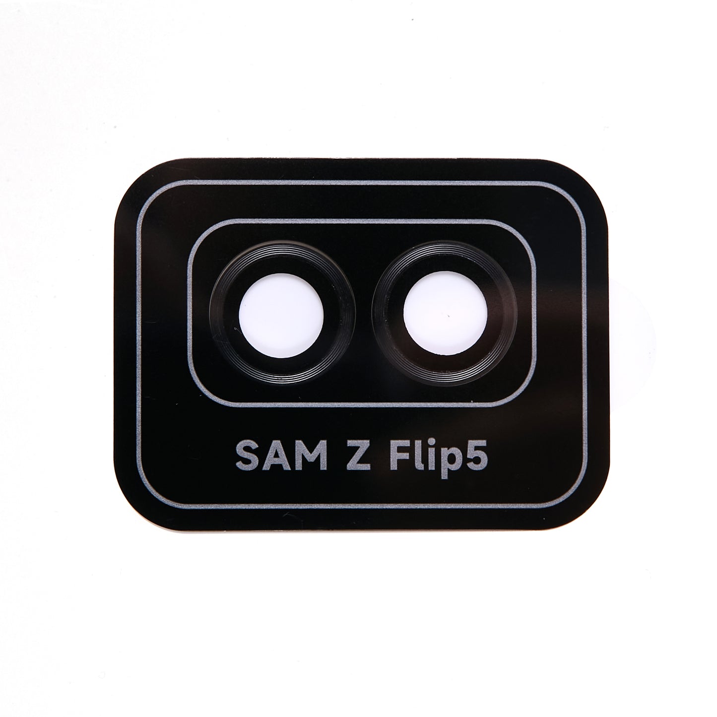 For Samsung Galaxy Z Flip5 5G Camera Lens Protector Positioning Installation Metal + Tempered Glass Lens Cover Film