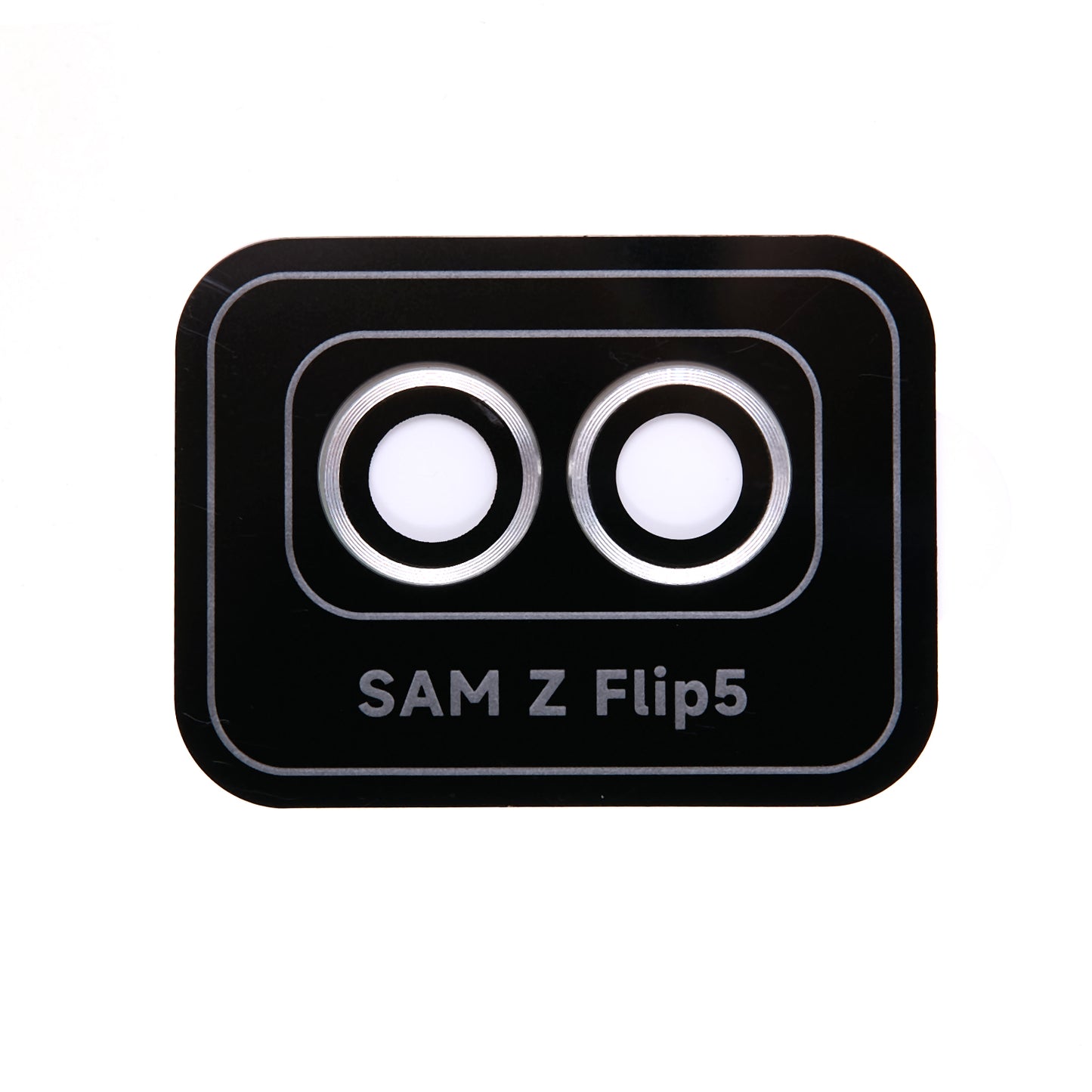 For Samsung Galaxy Z Flip5 5G Camera Lens Protector Positioning Installation Metal + Tempered Glass Lens Cover Film