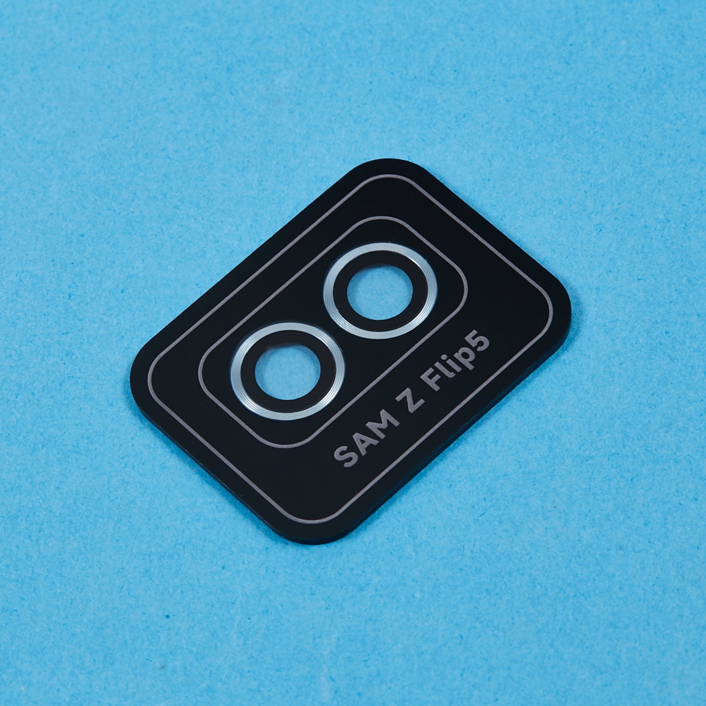 For Samsung Galaxy Z Flip5 5G Camera Lens Protector Positioning Installation Metal + Tempered Glass Lens Cover Film